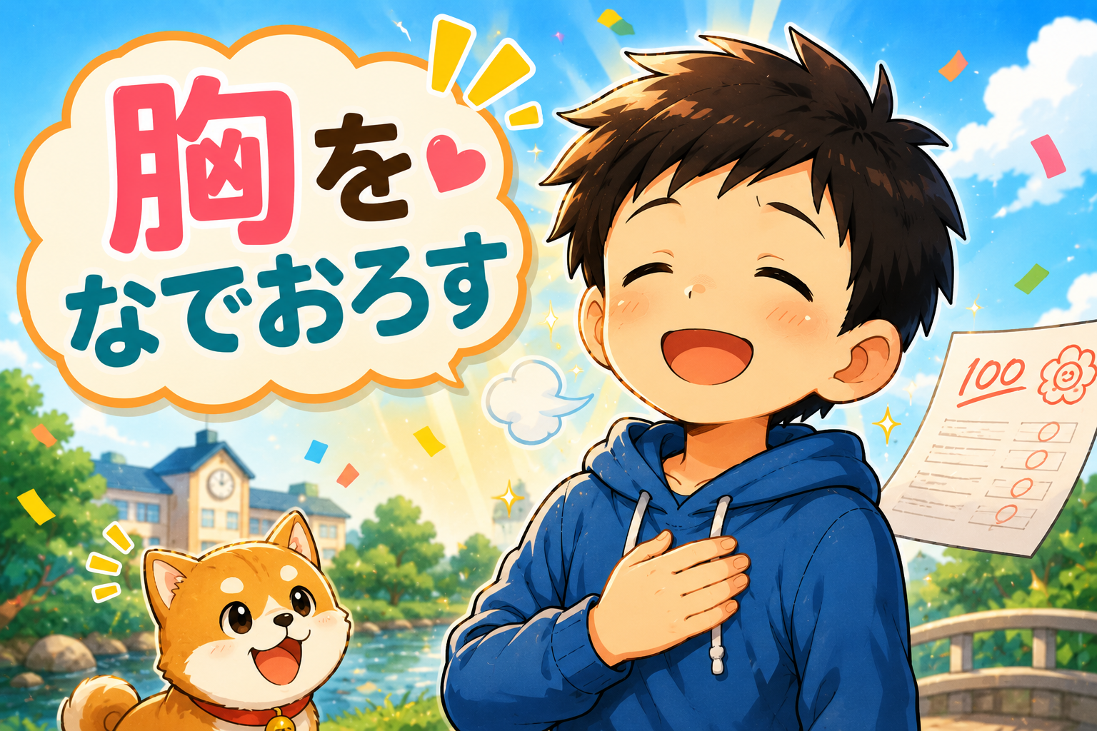 ホッとひと安心！胸をなでおろすのひみつ！