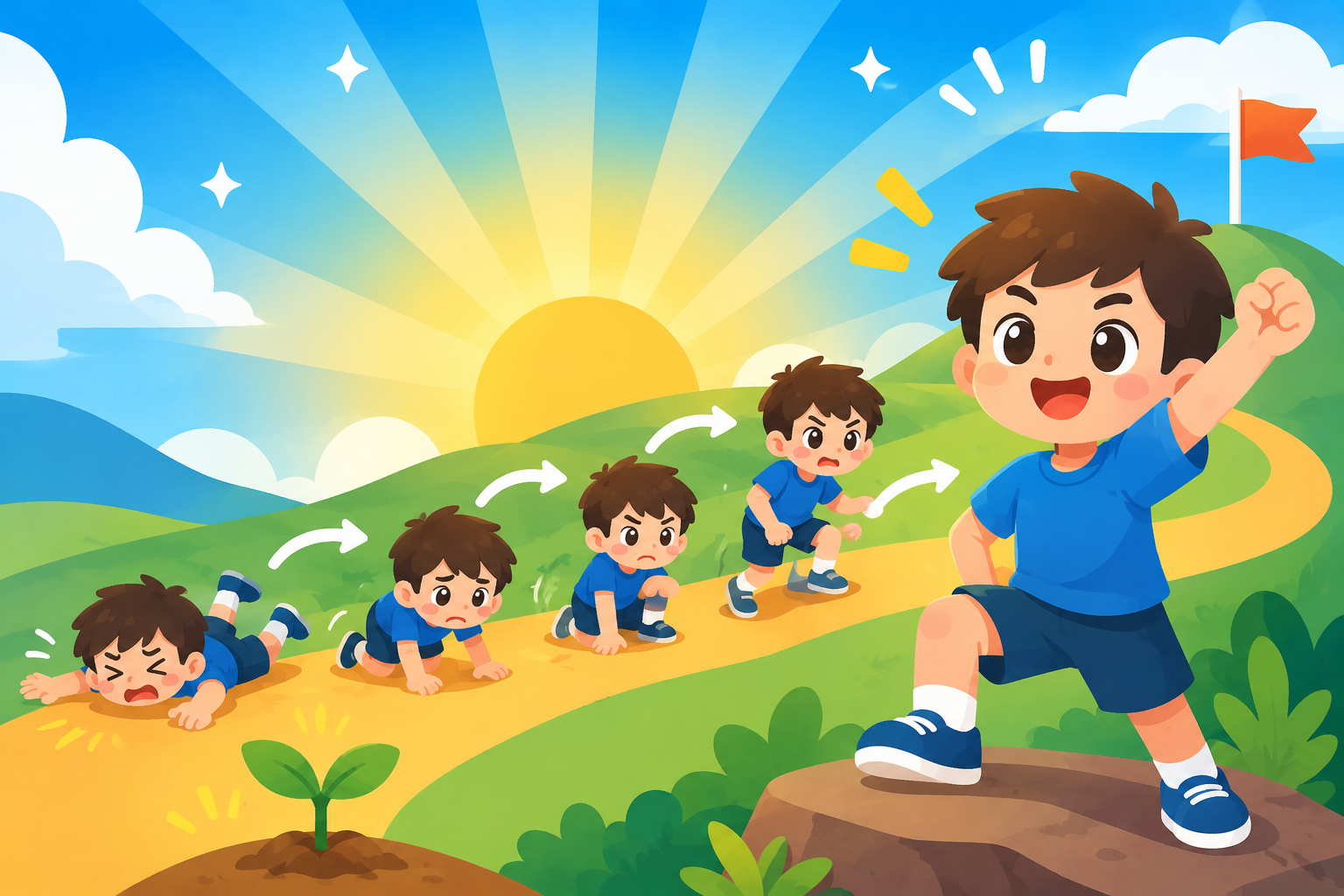 何度失敗しても大丈夫！七転び八起きの力！