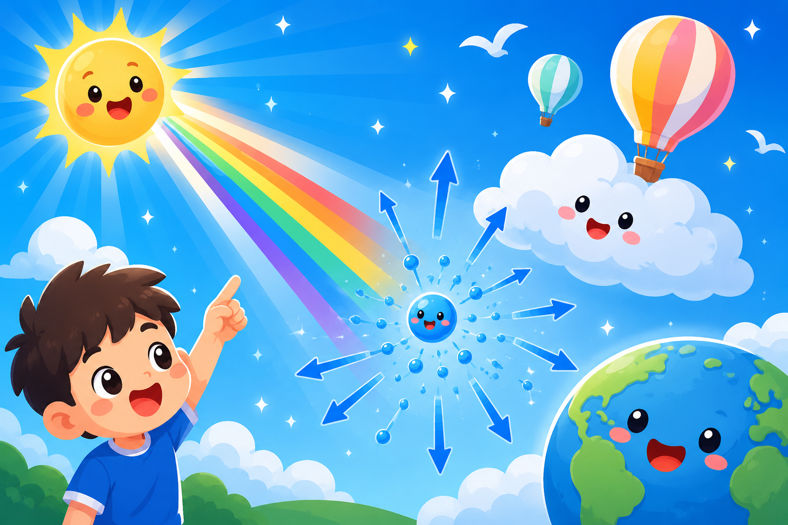 空はなぜ青いの？光のひみつ大発見！