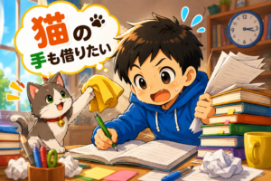 大いそがし！猫の手も借りたいってどういう意味？