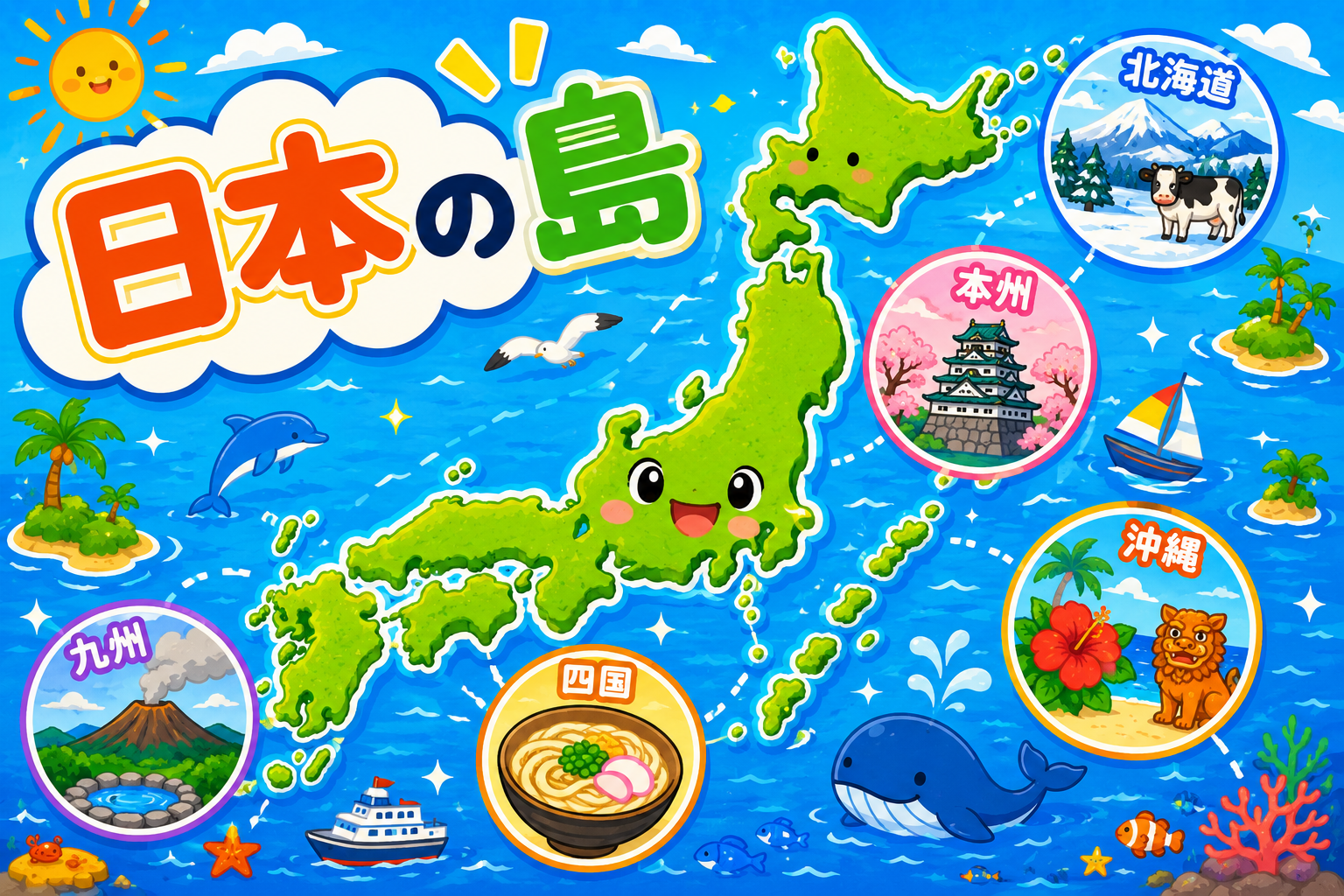 日本は島の国！？島めぐりのひみつ！