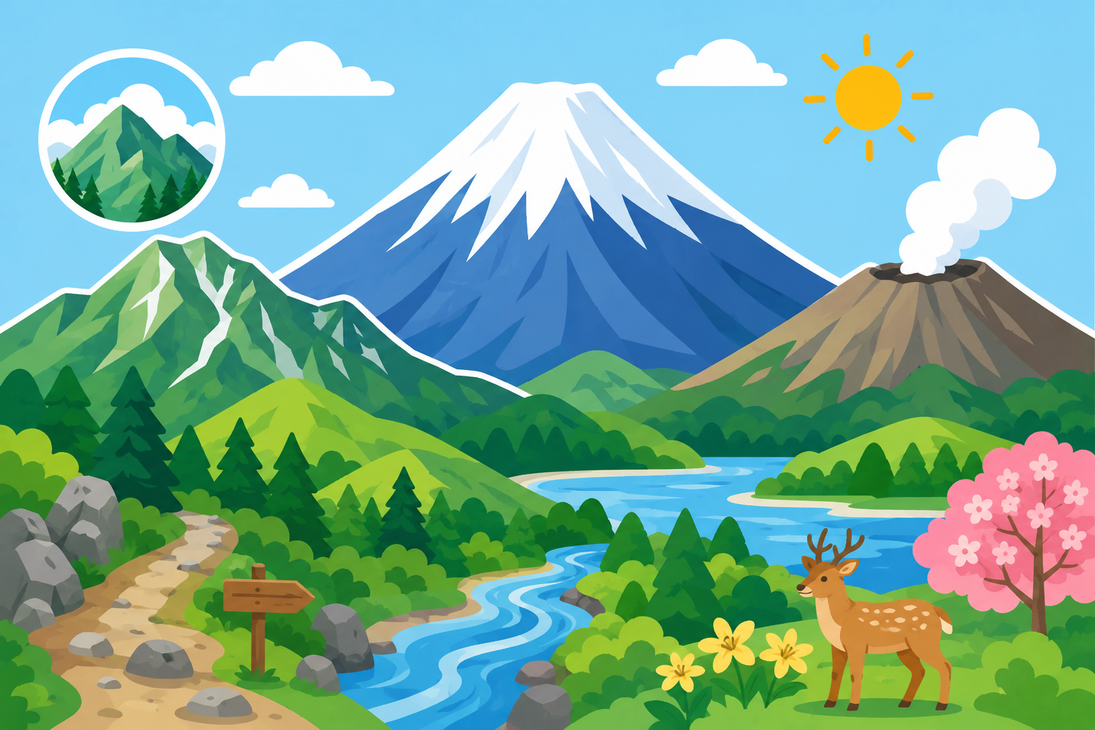 富士山だけじゃない！日本の山のひみつ！