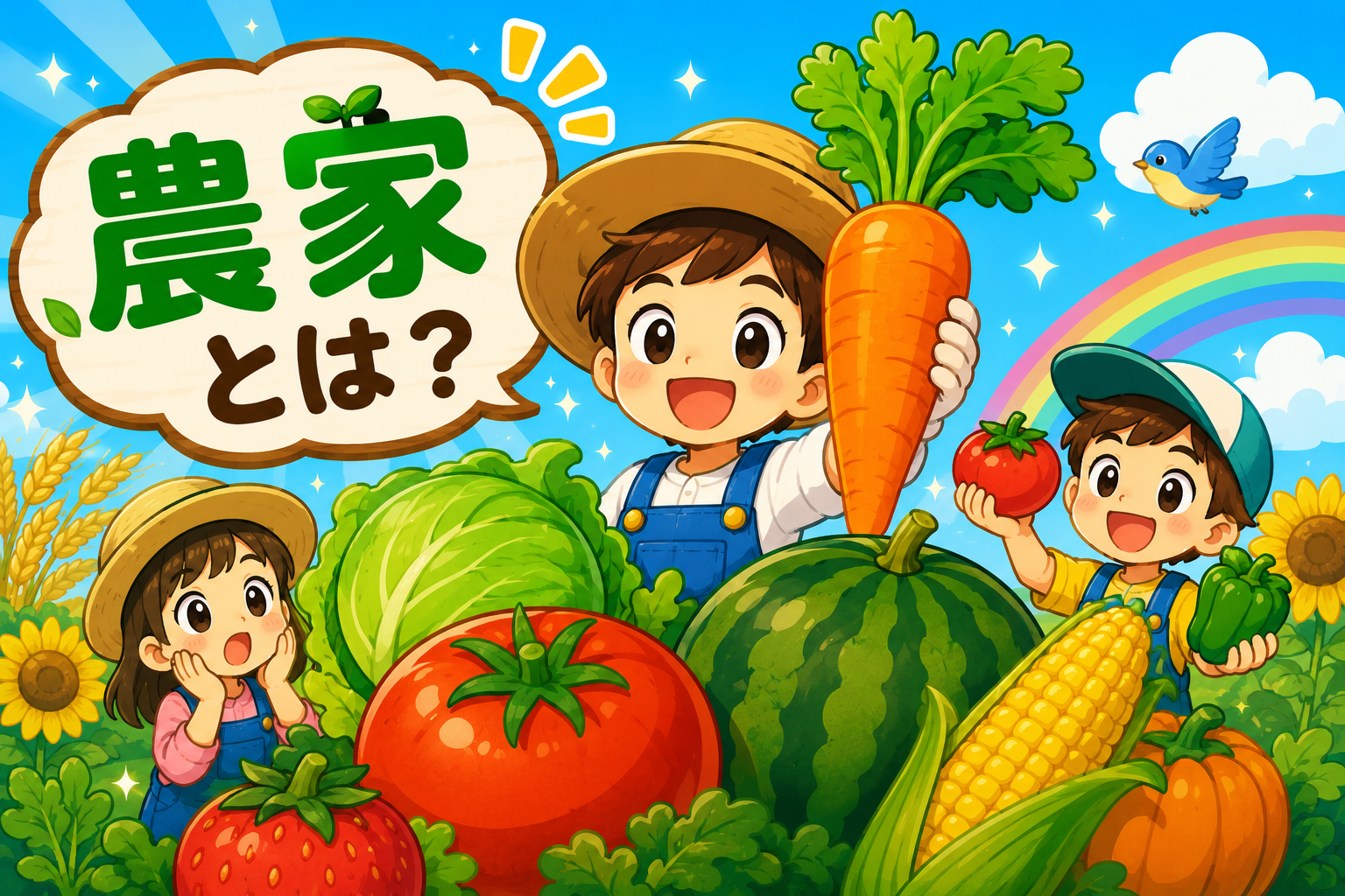 野菜を育てる名人！農家さんのひみつ！
