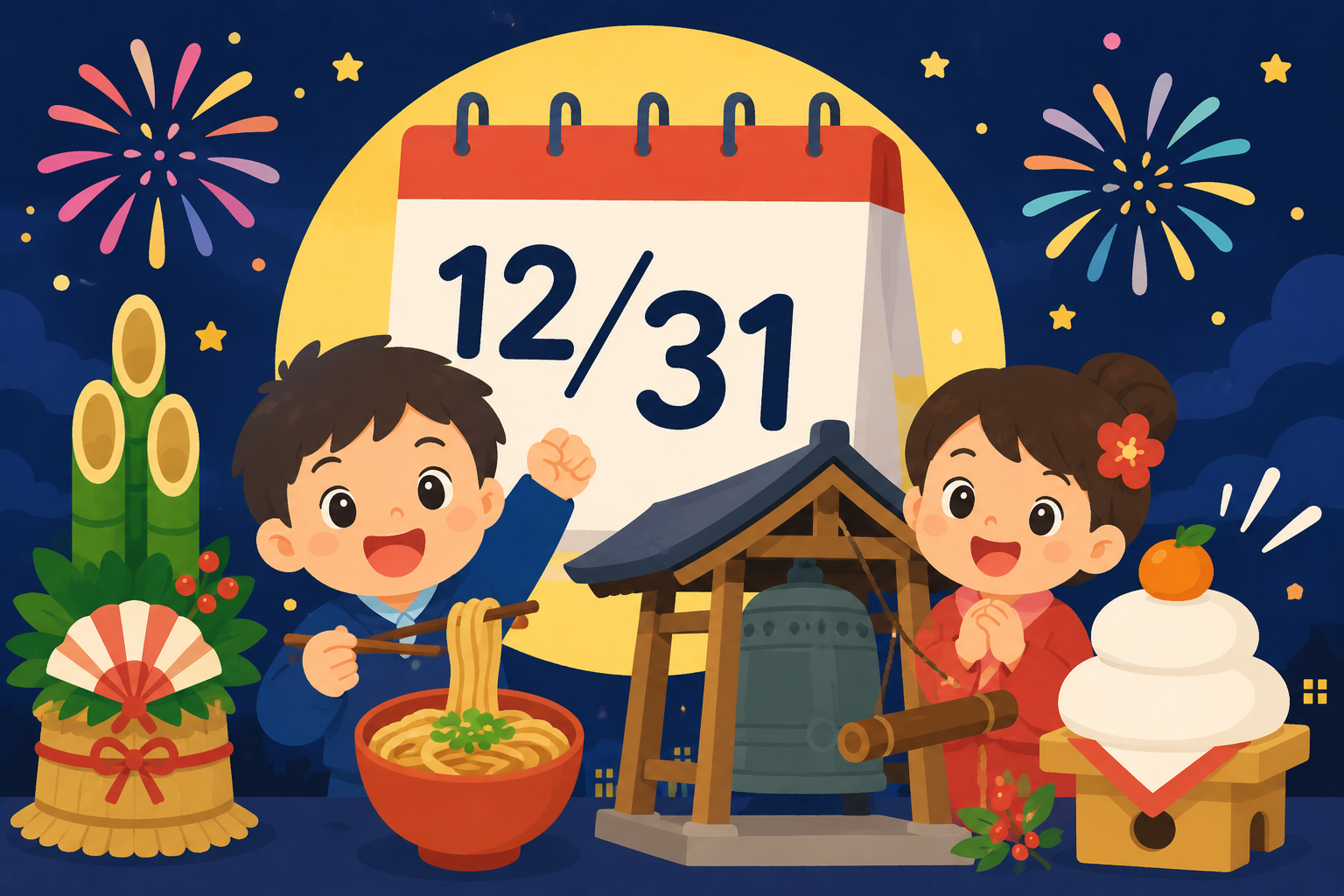 一年の最後の日！大みそかのひみつ発見！