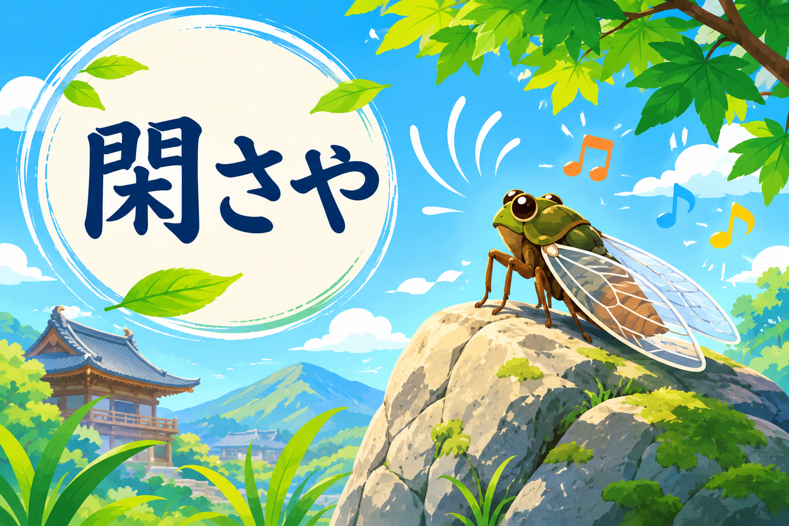 しずかな山にひびく！セミの声のひみつ発見！