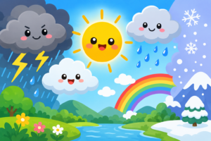 晴れや雨はなぜ起こる？天気のひみつ発見！