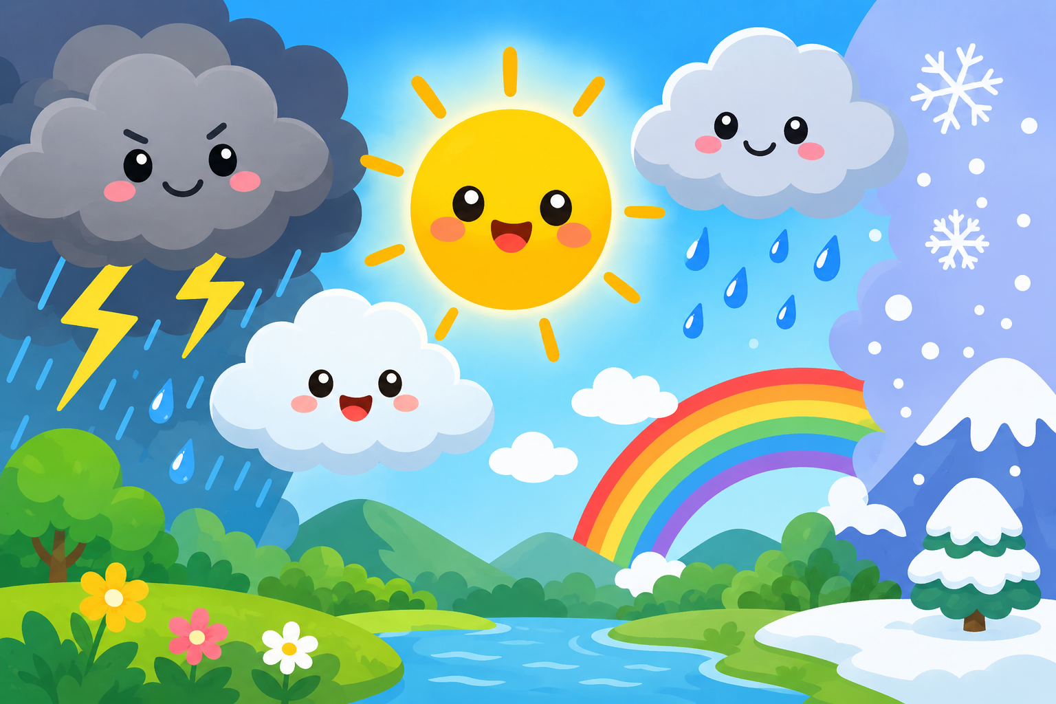 晴れや雨はなぜ起こる？天気のひみつ発見！