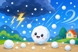 空から落ちる小さな氷！あられのひみつ大発見！