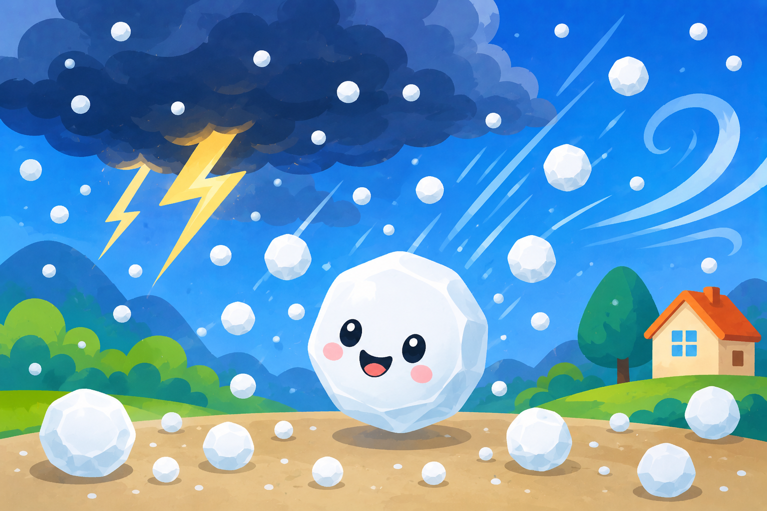 空から落ちる小さな氷！あられのひみつ大発見！