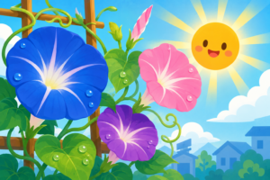 朝だけ咲くふしぎな花！あさがおのひみつ大発見！