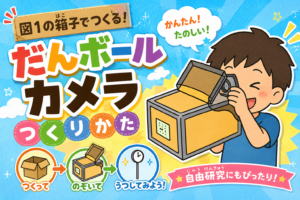 のぞいてびっくり！だんボールカメラをつくろう