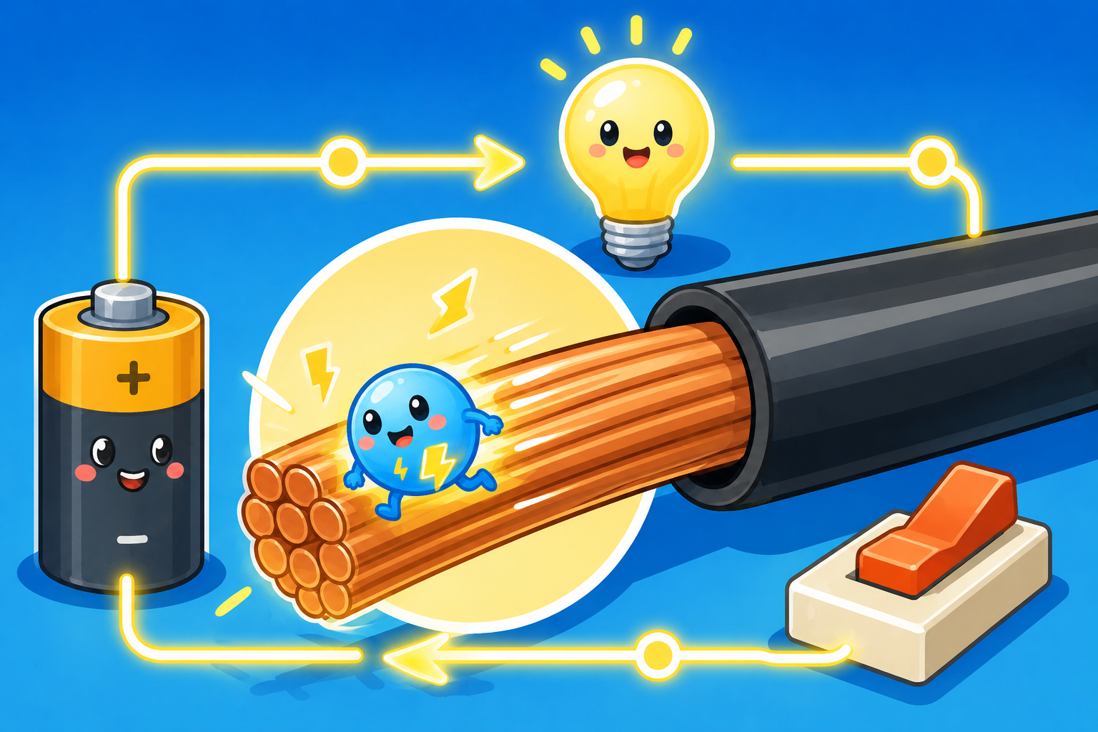 電気の道をつくる！導線のひみつ大発見！