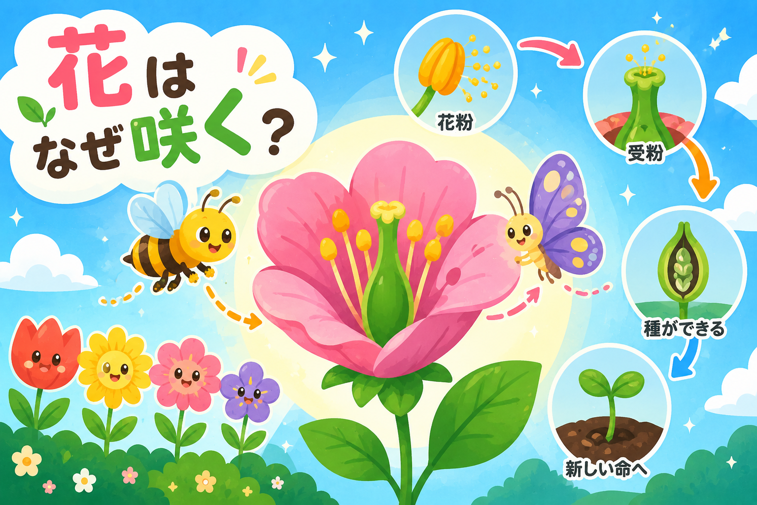 花はなぜ咲くの？植物の大作戦を大発見！