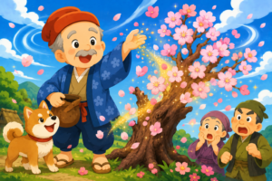 枯れ木に花がさく！？花咲かじいさんのひみつを大発見！