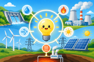 電気はどこから来るの？発電のひみつ大発見！