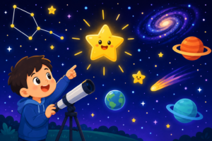 夜空のキラキラ大冒険！星のひみつを大発見！