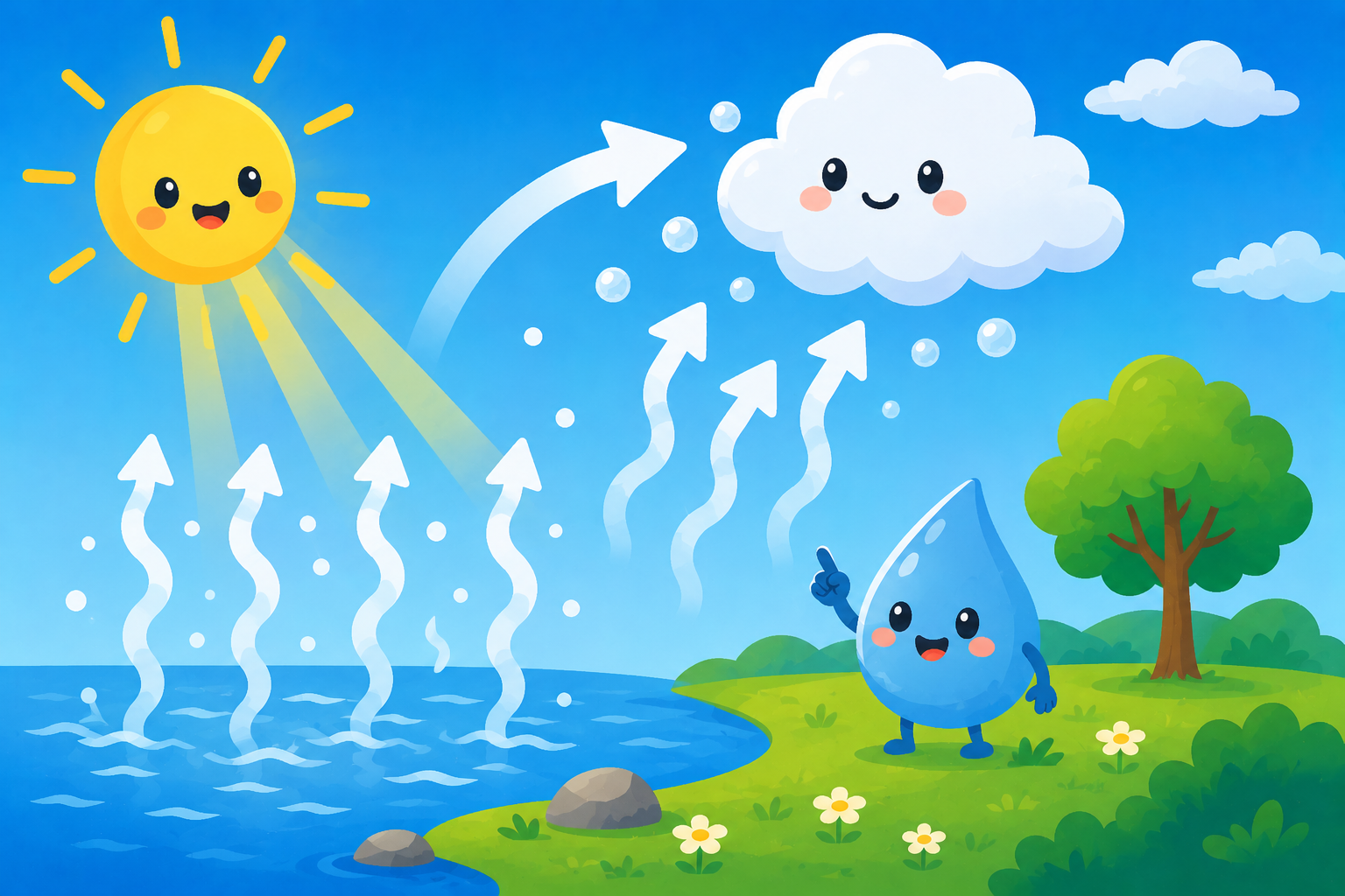 水が空へ消える！？蒸発のひみつ大発見！