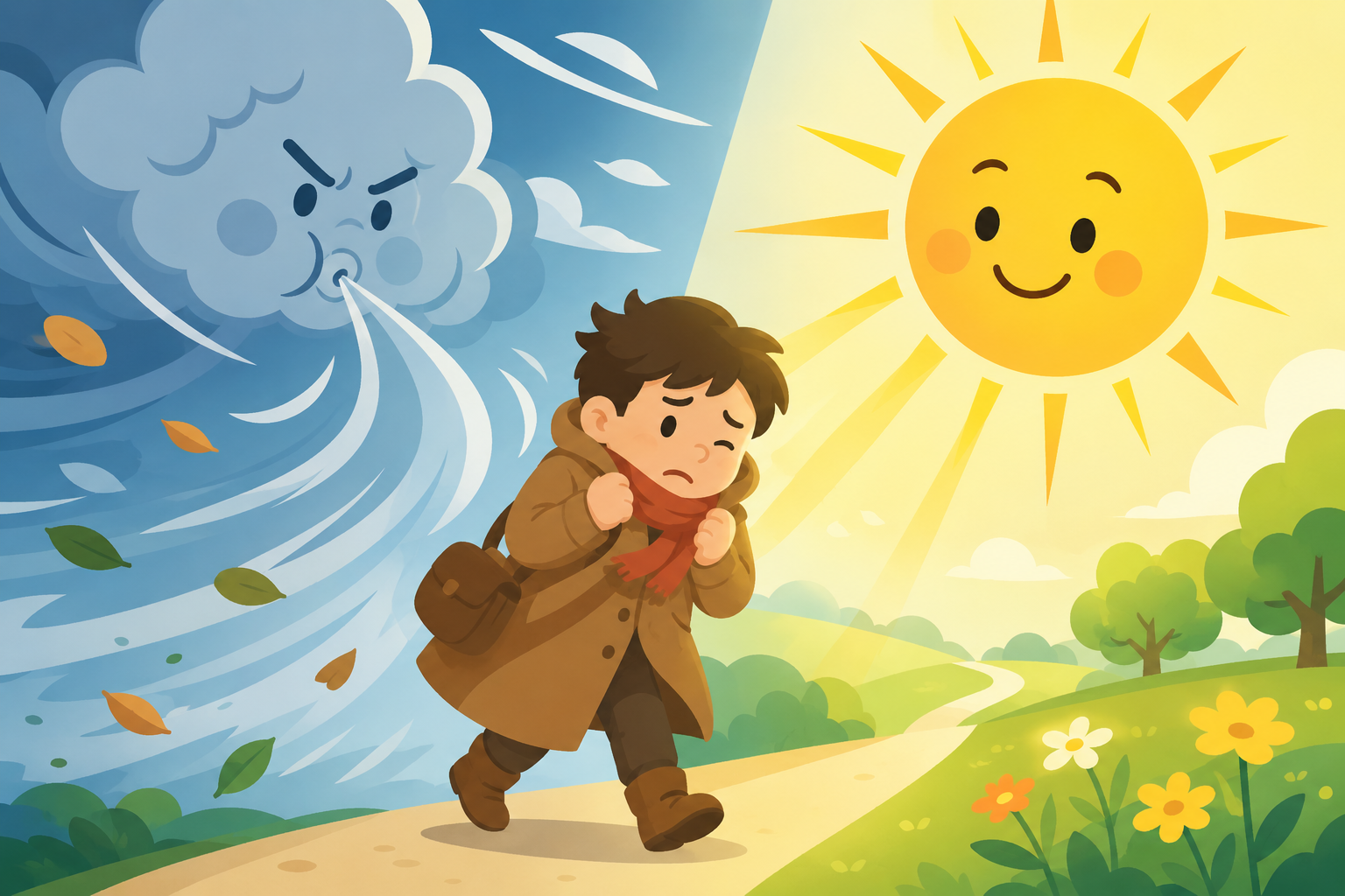 どっちが強い？北風と太陽のひみつを大発見！