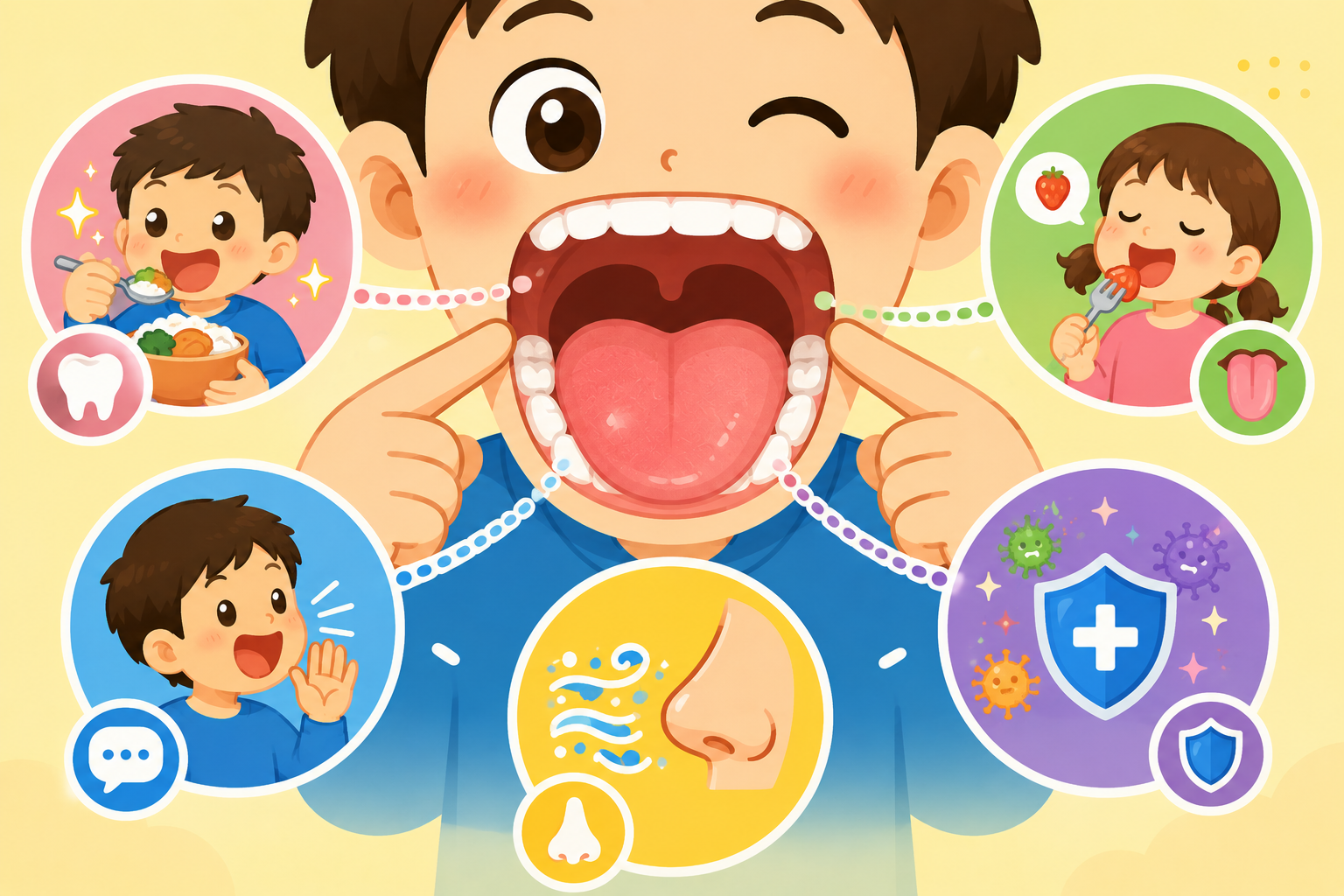 どうして話せるの？口の役目を大発見！