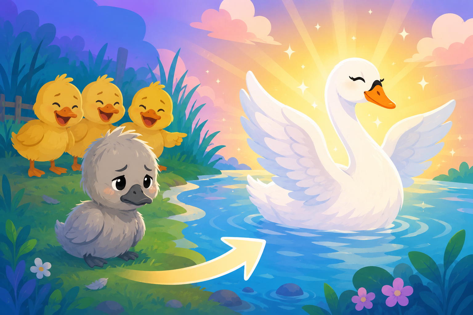 本当は白鳥だった！？みにくいアヒルの子のひみつを大発見！