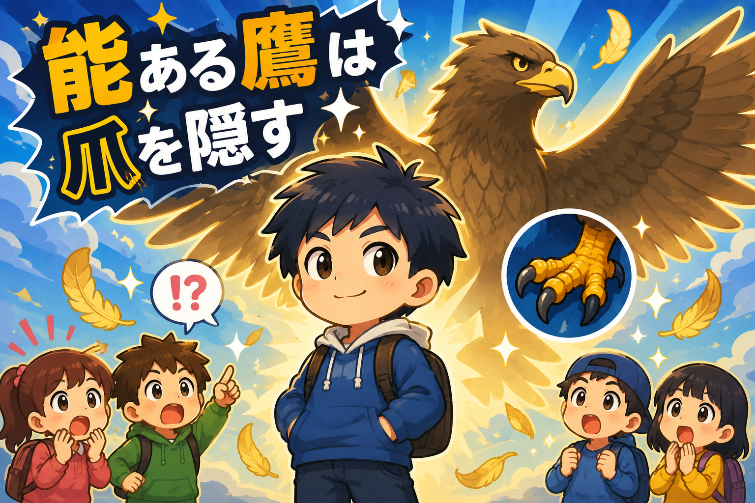 本当にすごい人は自慢しない！？鷹のひみつ！