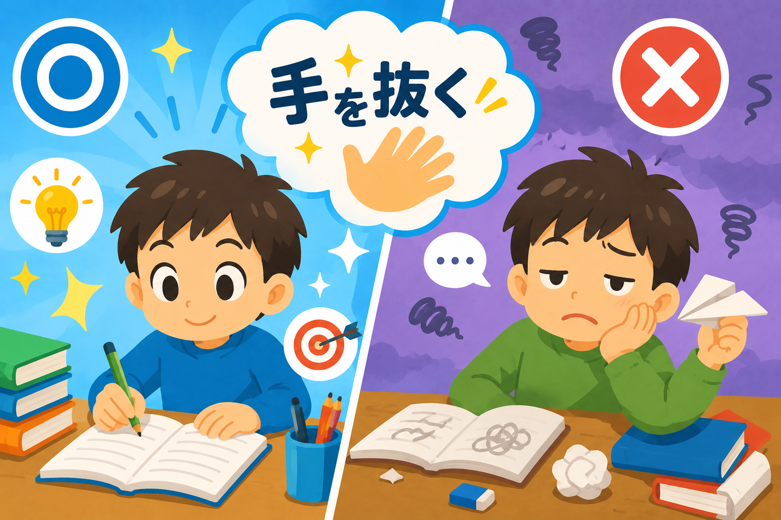「手を抜く」って悪いこと？言葉の意味を大発見！